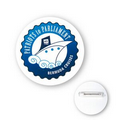 Round Shape Chipboard Advertising Political Campaign Button (2 1/4")